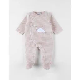 Pyjama En Velours Côtelé, Dinosaure Beige