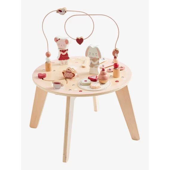 Table d&rsquo;activité Grenier en bois FSC® beige