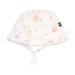 Chapeau en coton Fille Blanc