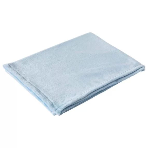 Couverture BABYCALIN  – Dès la naissance – Flanelle – 75 x 100 cm – Rose bleu