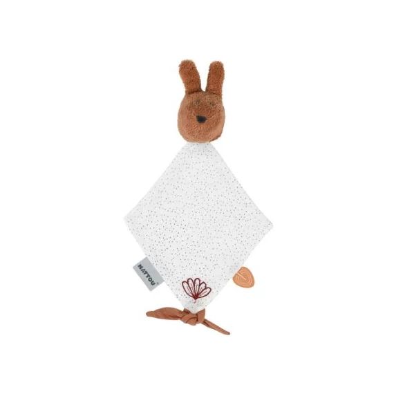 Mini-doudou Susie & Bonnie lapin rouille (25 cm)