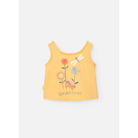 T-shirt Tricot Jaune