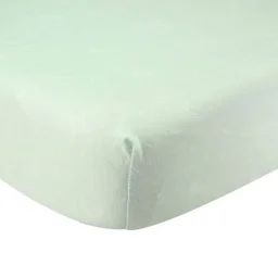 Drap Housse Bébé – Vert D&rsquo;eau À Motifs Océan Vert