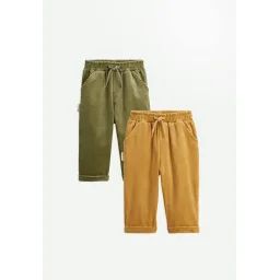 Lot De 2 Pantalons En Velours Côtelé Charly Camel