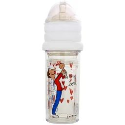 Lot de 3 biberons anti colique gigognes Papa-bébé by Soledad (360 ml et 210 ml)