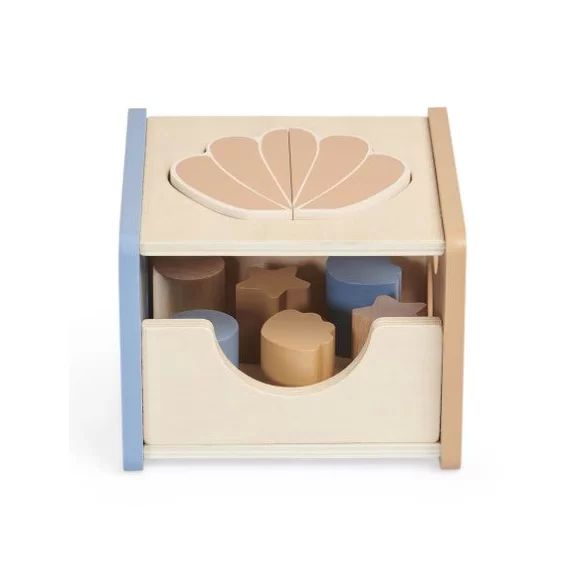 Boîte à formes en bois Shell –