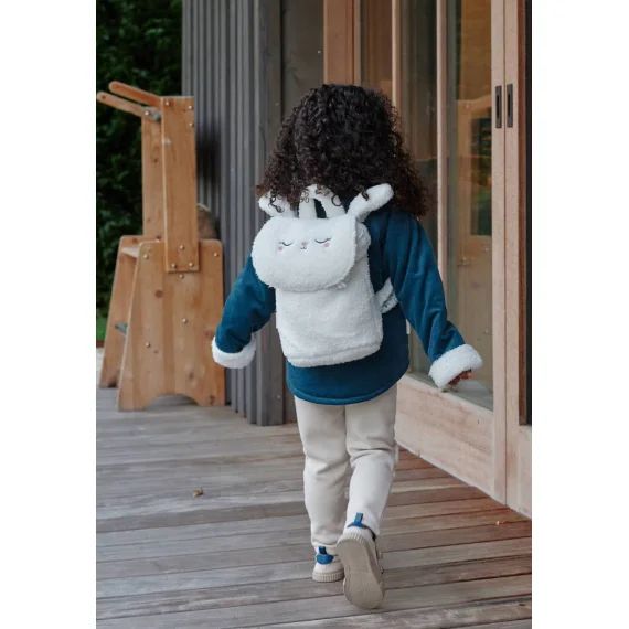 Sac À Dos Enfant En Sherpa Alaska Ecru