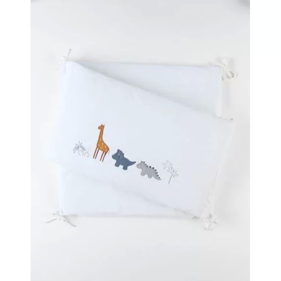 Tour de lit Tiga, Stegi&Ops en Veloudoux® blanc