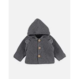 M&m Mantelet Tricot Bio Gris