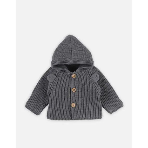 M&m Mantelet Tricot Bio Gris