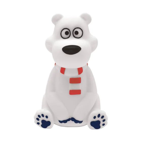 Veilleuse Ours Polaire En 3d Avec Variation De Couleurs Blanc