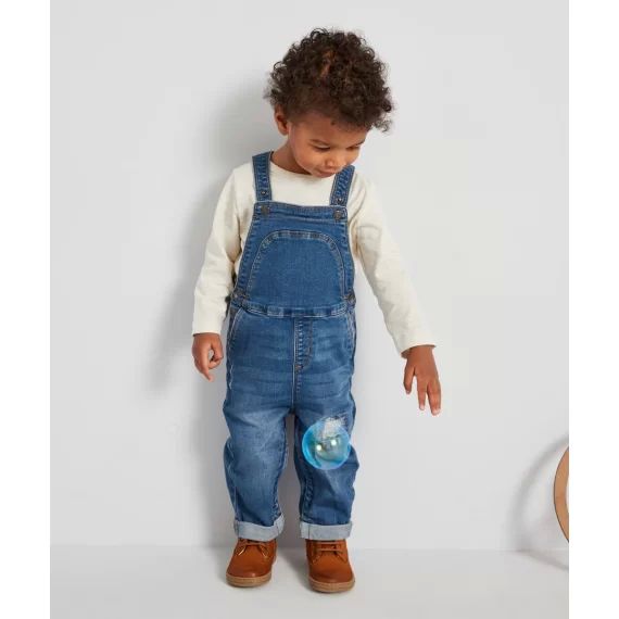 Salopette en jean bébé garçon low impact –  – Soldes