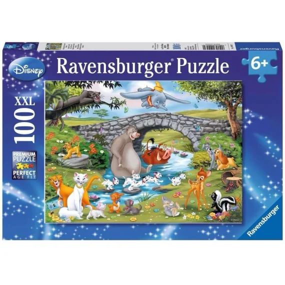 Puzzle Grande Famille Disney 100 Pcs Xxl Bleu
