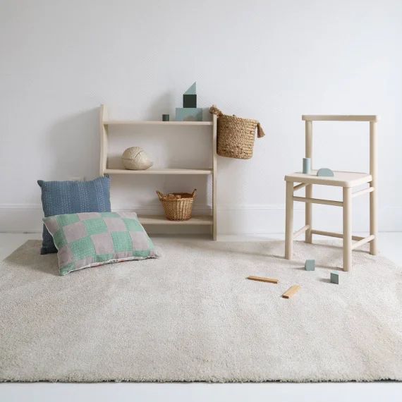 Tapis Lavable En Machine Uni Etico Crème