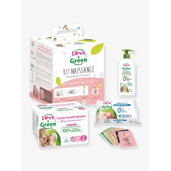 Kit naissance LOVE&GREEN blanc