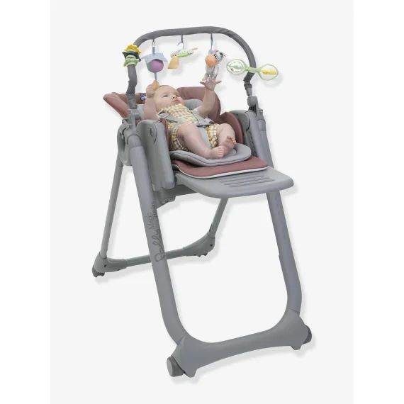 Chaise haute évolutive CHICCO Polly Magic Relax mauve