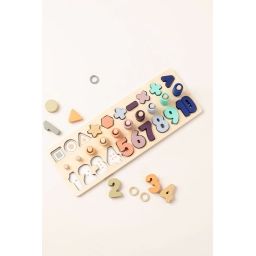 Puzzle avec numéros en bois Sesil Kids