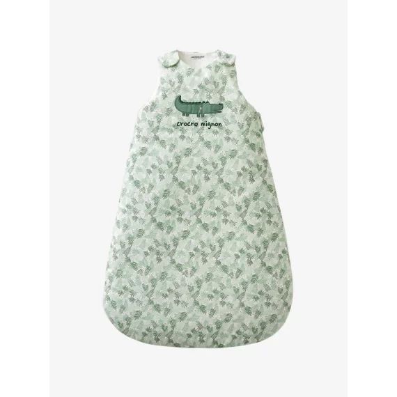 Gigoteuse sans manches CROCO MIGNON vert