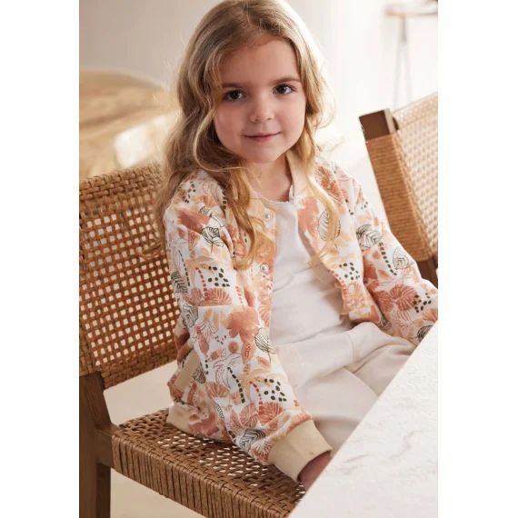 Veste Teddy Bébé Para Orange