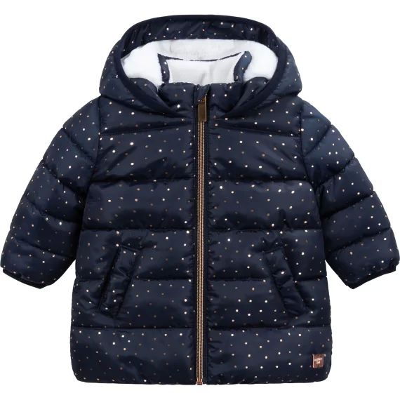 CARREMENTBEAU Doudoune déperlante à capuche Fille Bleu