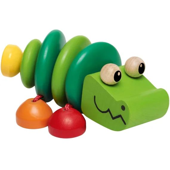 Hochet Croco Vert
