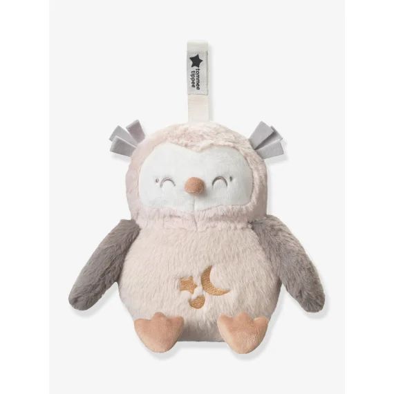 Peluche aide au sommeil rechargeable TOMMEE TIPPEE Ollie la chouette gris