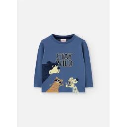 T-shirt Tricot Bleu