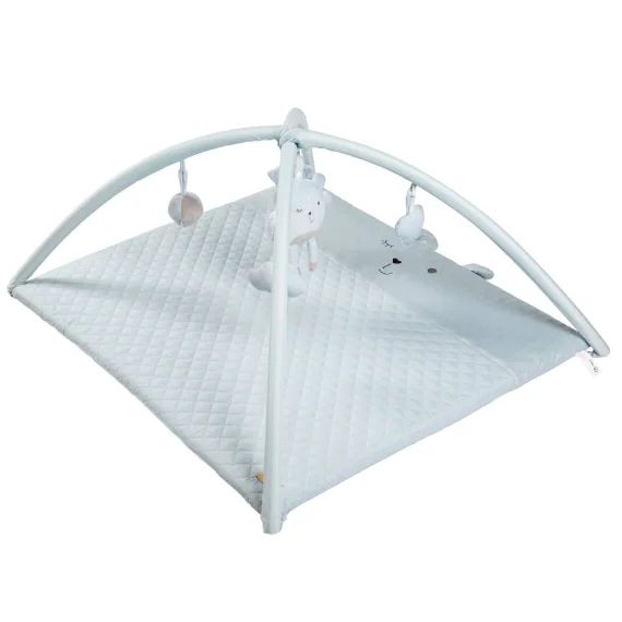 Tapis D&rsquo;éveil Avec Arches Et 5 Jouets Suspendus Roba Style Bleu Clair – Ourson Benny