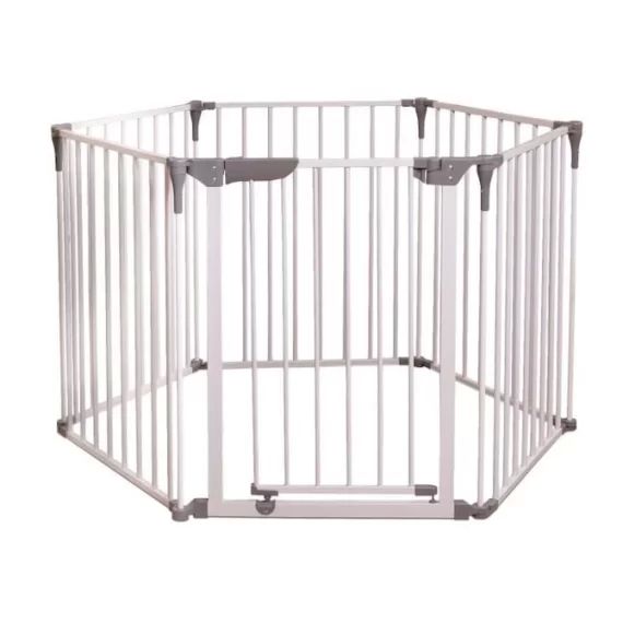 ROYALE CONVERTA® 3-IN-1 PARC A BÉBÉ/ BARRIÈRE  POUR CHEMINÉE /LARGE BARRIÈRE F849 – BLANC blanc
