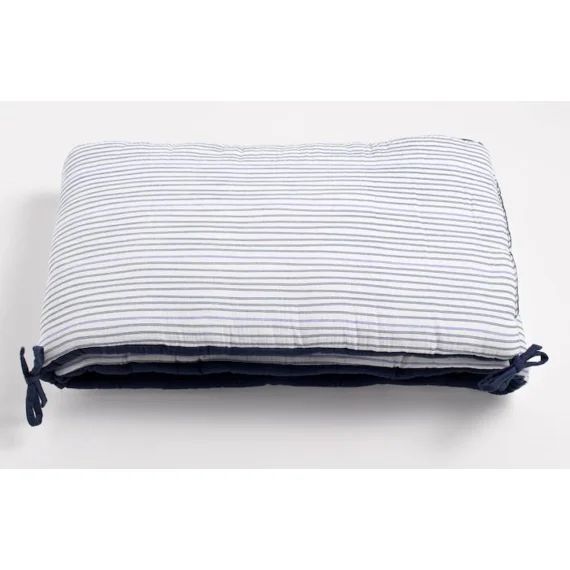 Tour De Lit Marinière En Double Gaze De Coton Baby Sailor Bleu