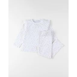 Pyjama Pointelle Jersey Blanc