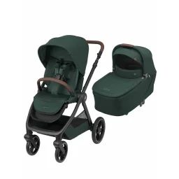 Poussette Naissance Oxford Avec Nacelle Sense Vert Twillic