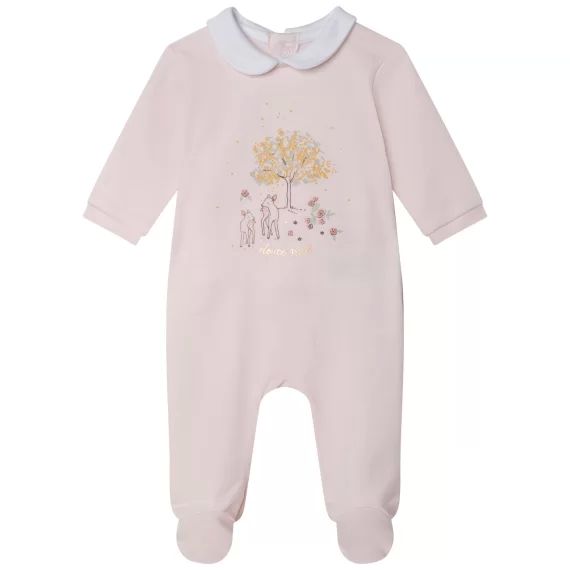 Pyjama en coton Fille Rose