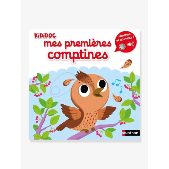 Kididoc – Mes Premières Comptines Sonores et Animées – NATHAN multicolore