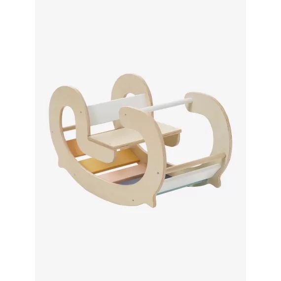 Bascule d&rsquo;intérieur en bois FSC® multicolore
