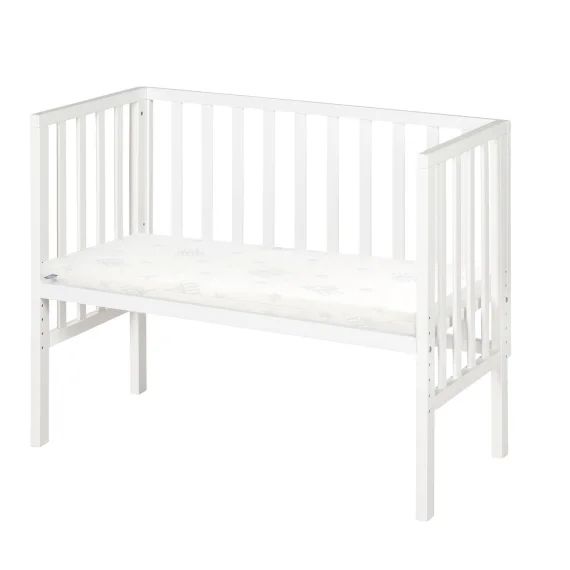 Berceau Cododo 2en1 Avec Matelas Et Accessoires Safe Asleep Blanc