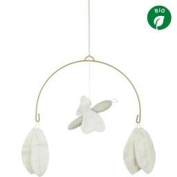 Mobile libellule Lin français off white