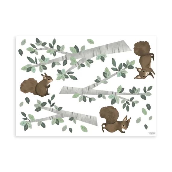 Planche de stickers Kharu animaux