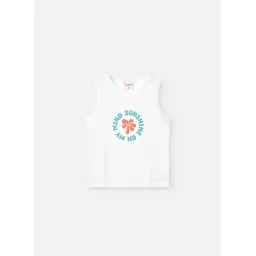 T-shirt Tricot À Bretelles Blanc