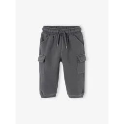 Pantalon en molleton style battle bébé anthracite