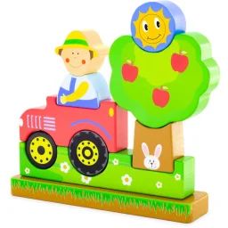 Puzzle Magnétique Ferme Jaune