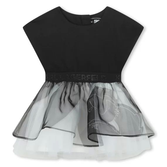 Robe tutu de cérémonie Fille Noir