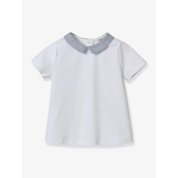 T-shirt Bébé – Coton bio CYRILLUS blanc