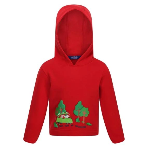 Sweat À Capuche Polyester Peppa Pig Rouge