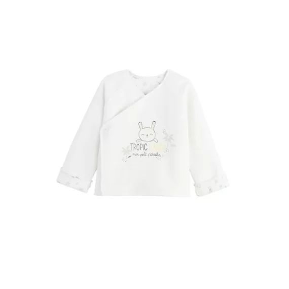 Gilet Bébé Mixte Tropicland Blanc