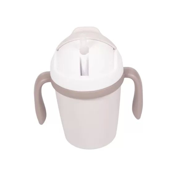 Tasse d&rsquo;apprentissage biodégradable grise (250 ml)