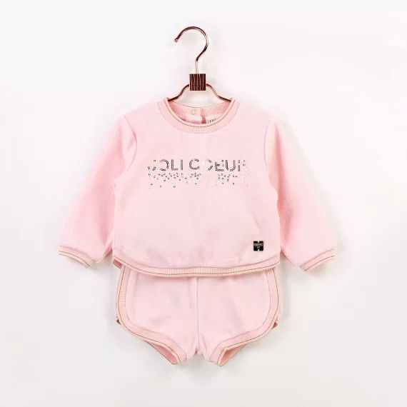 Short éponge Fille Rose