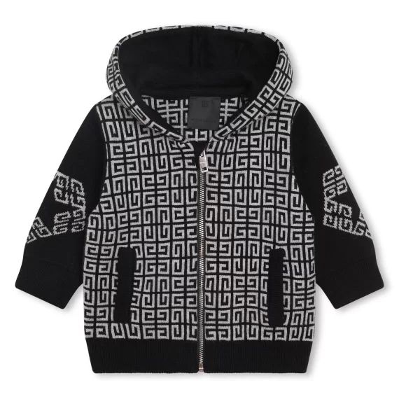 Cardigan à capuche Garçon Gris
