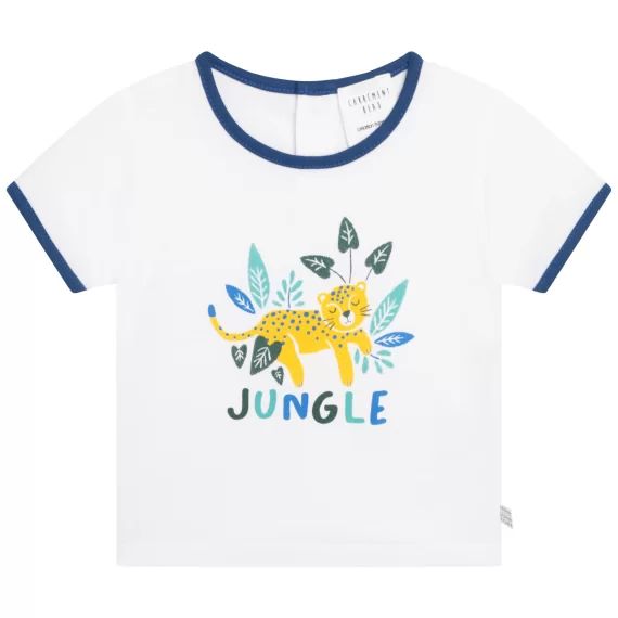 T-shirt avec imprimé tigre Garçon Blanc