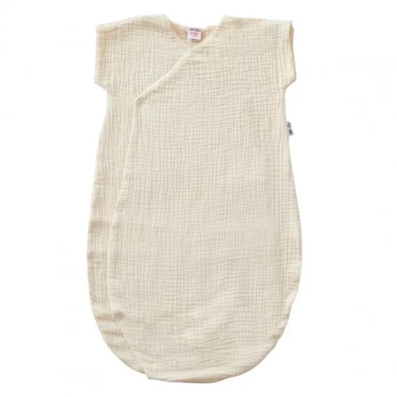 Gigoteuse légère forme kimono double gaze uni 0/6 mois